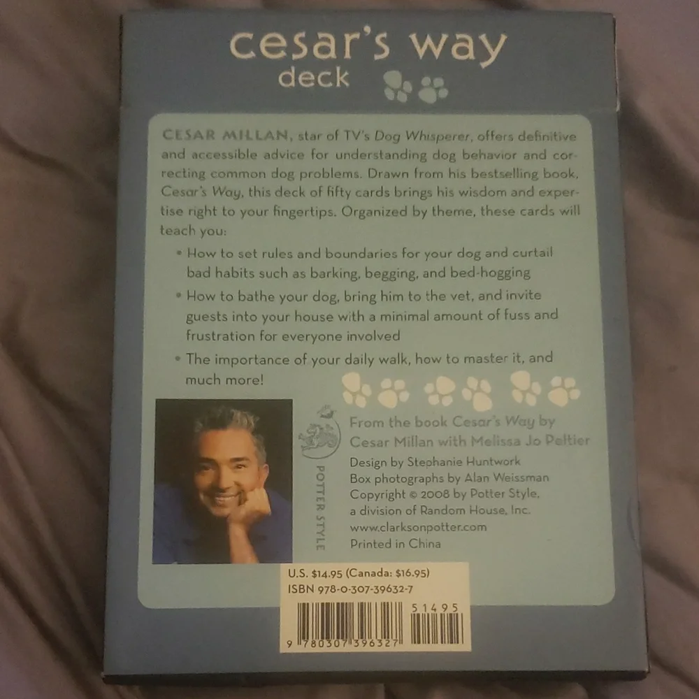 Cesar's Way Deck - 50 Tips for Dog Training